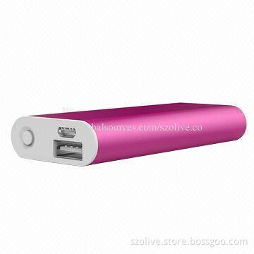 Small Charger/Power Bank, 2,000mAh, Dimensions 90 x 41 x 15mm